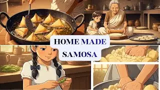 “One Samosa, A Thousand Emotions 🥟💛 | Ajji & Anya’s Village Story”|#ghibli #peaceful #asmr #indian