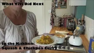 In the Kitchen: Squash & Chickpea Curry.