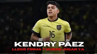 RIVER Y LA LLEGADA DE KENDRY P&Aacute;EZ - El ecuatoriano firma y quiere jugar ya