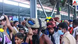 ശബരിമലയിൽ ഇന്ന് അനുഭവപ്പെട്ട തിരക്ക് #sabarimala#keralapolice#savesabarimala#*
