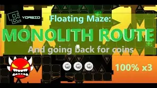 Floating Maze: Monolith Route + Going Back for Coins