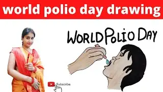 World Polio Day Drawing || How To Draw World Polio Day Picture
