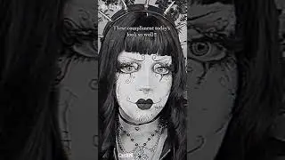 🖤👻 Goths are ready for Halloween! 👻🖤 #halloween #goth #makeup #coloredcontacts #mocoqueen