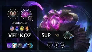 Vel'Koz Support vs Pyke - NA Challenger Patch 10.3