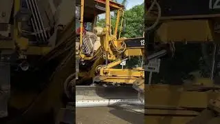 CAT 120H Motor Grader in Action || #heavyequipment #caterpillar #construction #heavyequipment