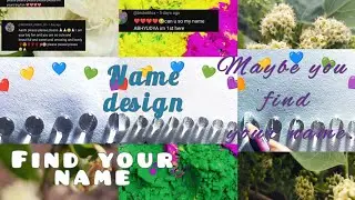 💧How to satisfying art ,water drop making name&nbsp;design 💕||diy||#water #name #vairal #tranding #shorts