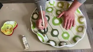 Fixing Air Dry Clay : Going BIG : DIY LARGE CLAY DISH