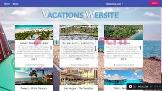 Vacation Website Project - React & Redux & NodeJS express & MySQL