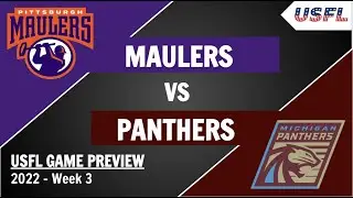 Maulers vs Panthers Preview and Prediction - 2022 USFL Week 3 Game Predictions