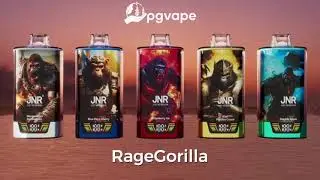 JNR Rage Gorilla 55K Puffs Disposable Vape Dual Mesh Coil Smart Screen | Vape Factory Direct pgvape