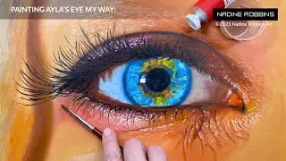 How to paint a hyperrealistic eye: Oil painting with master painter Nadine Robbins