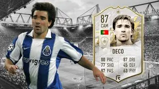 FIFA 22: ICON DECO 87 PLAYER REVIEW | #FIFA22 ULTIMATE TEAM