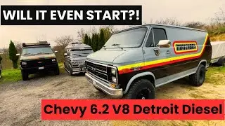 Chevy 4x4 Van 6.2 Diesel vs. The Cold &ndash; Will It Even Fire Up? #chevyvan #detroitdiesel #coldstart