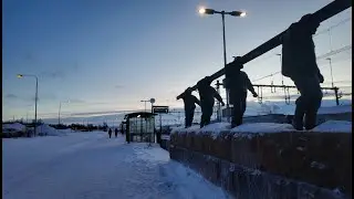 Abisko en invierno - 5 minutos en 4k vídeo