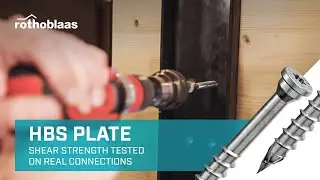 HBS PLATE: Shear strength tested on real connections - Rothoblaas