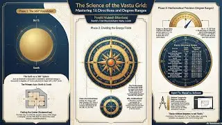 Vastu Gridding Explained 🔥 16 Directions & 45 Energy Fields | Complete House Energy Map