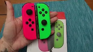 Nintendo Joy-Con (L/R) Joycon - Neon Pink / Neon Green