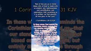 Follow Jesus 🙏❤️ Christ, Our All: Wisdom, Righteousness, Holiness, and Redemption