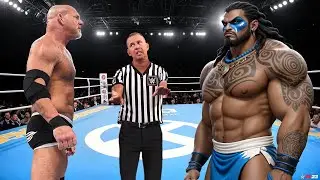 🔥WWE 2K24 - Goldberg vs Tribal Titan - Iron Man Match 2024 | WWE Aug 3, 2024