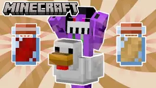 Becoming the Chicken Jockey in Minecraft, Furniture Tables and Cooking!