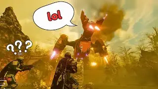 Our Pelican was a troll in Helldivers 2