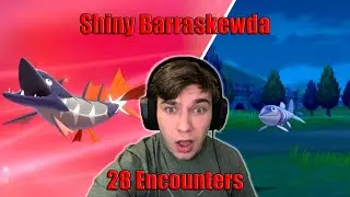 Shiny Barraskewda in 28 encounters!!! #847 in Pok&eacute;mon Sword and Shield