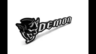 Grill badge for Dodge Demon