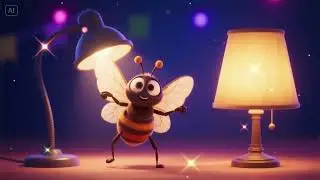 Moth Disco in the Lamp Light 🦋💡 | Funny Nighttime Dance Song for Kids!