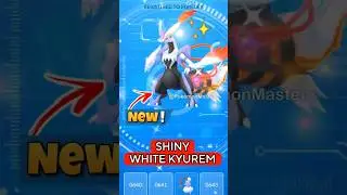 ✨ Shiny WHITE KYUREM Fusion in POKEMON GO.