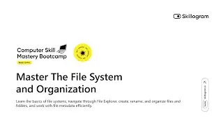 1.4.1 Master The File System and Organization