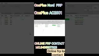 OnePlus Nord  (AC2001) Downgrade To Android 11 ll OnePlus Nord Frp Remove ll MSM Tool Download Tool