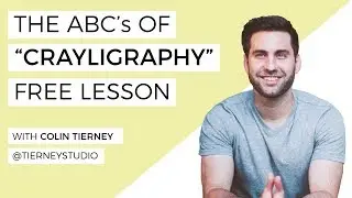 How to do Crayligraphy- LIVE with Colin Tierney & Natalie Downey