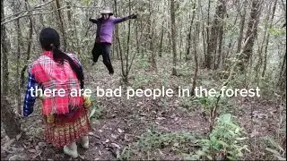 enter the forest there are bad people