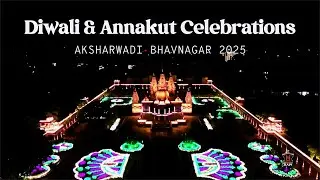 Bhavnagar: Diwali & Annakut Celebrations 2025 at BAPS Shri Swaminarayan Mandir