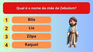 BOM DE BÍBLIA - 15 perguntas bíblicas - Nível Fácil e Médio.