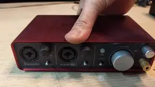 Focusrite sound card usb power problem