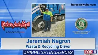 FOX8 Highlighting Heroes: Jeremiah Negron, waste and recycling driver