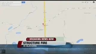 Structure fire in Elkhorn
