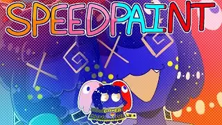 PACMAN THEMED OC SPEEDPAINT // pixel 👻👾