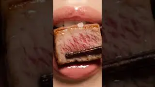 Satisfying ASMR Bite 🍖 | Slow Motion Beauty in Every Detail 💋