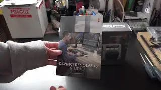 Davinci Resolve Keycard & Speed Editor unboxing