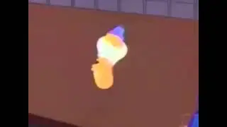 Homer Simpson celebrating