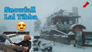 😍Latest snowfall Mussoorie|Lal Tibba Mussoorie |🤩 AtishBishtVlogs |