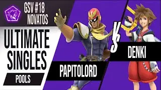 GSV #18 Novatos - Pools - Denki (Sora) Vs Papitolord (C Falcon) Smash Ultimate Lima Per&uacute;