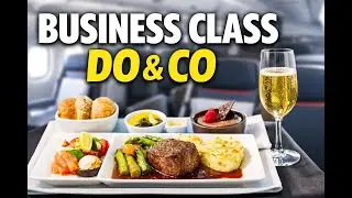 Austrian Airlines Business Class Review Do & Co Catering | Frankfurt (FRA) to Vienna (VIE)