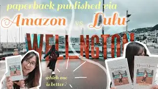 🌻Paperback Comparison: Amazon vs. Lulu ~ my unsolicited review after publishing my first POETRY book