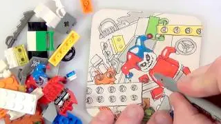 LEGO COASTER DOODLING#002