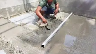 Floor Concrete Technology | Floor Cement Finishing Work | Cement & Sand |