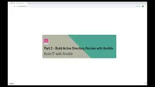 🔧 Build IT with Ansible — Episode 2: Build Active Directory Domain with Ansible 🔧
