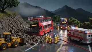 This MINIATURE BUS Looks ALIVE! From Workshop to City & Countryside 🚍 Cinematic Diorama #bus #basuri